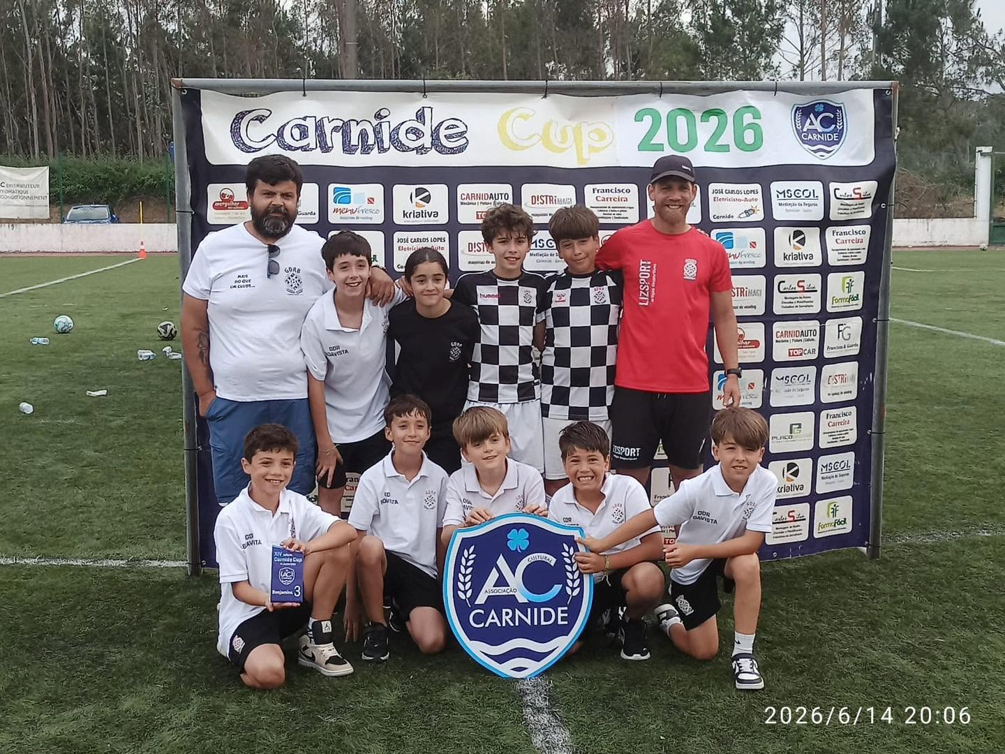 Benjamins A do GDR Boavista alcançam o 3.º lugar no Carnide Cup — GDR Boavista